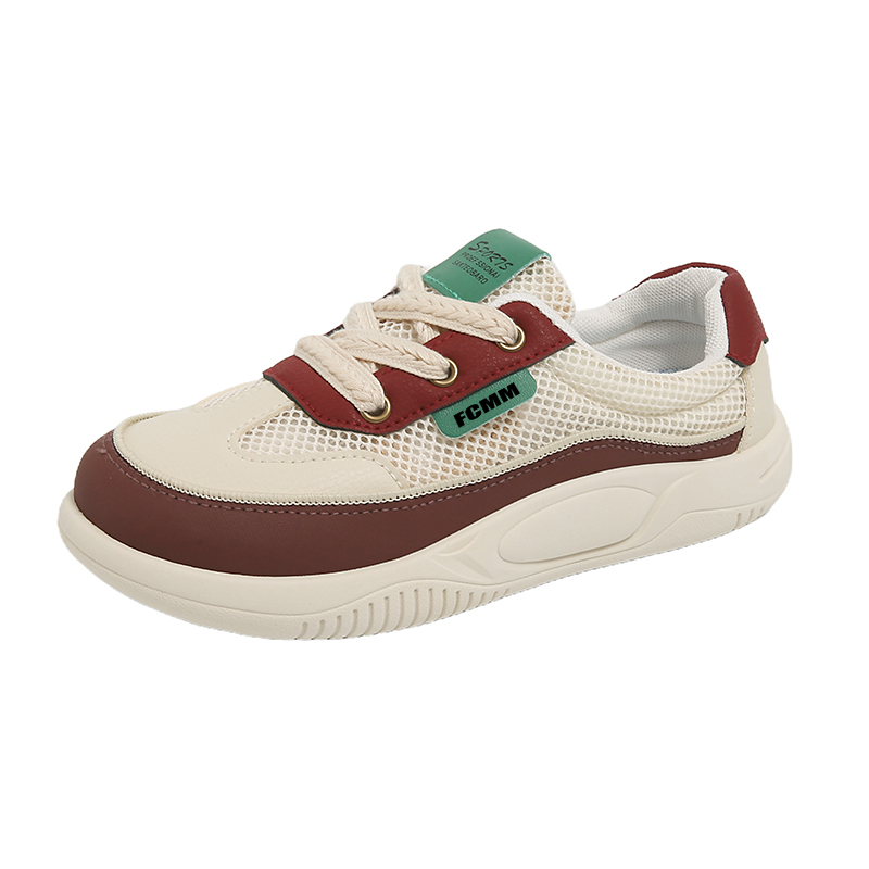 Дышащие низкие повседневные кроссовки для подростков FCMM, бежевый/красный
Дышащие низкие повседневные кроссовки для подростков FCMM, бежевый/красный