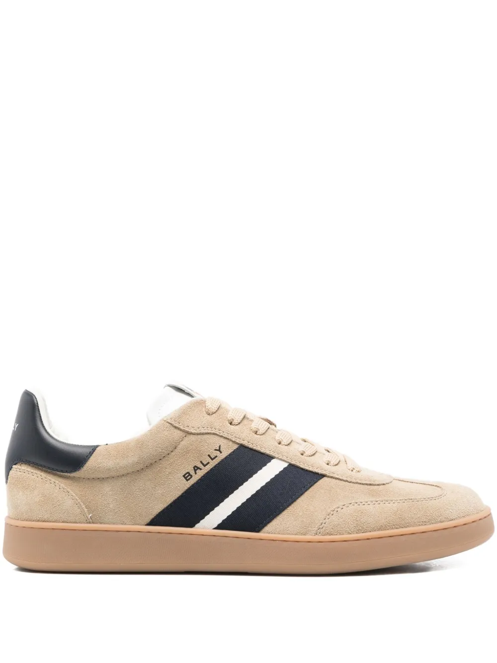 Замшевые кроссовки с ретро-полосками Bally, нейтральный
Замшевые кроссовки с ретро-полосками Bally, нейтральный