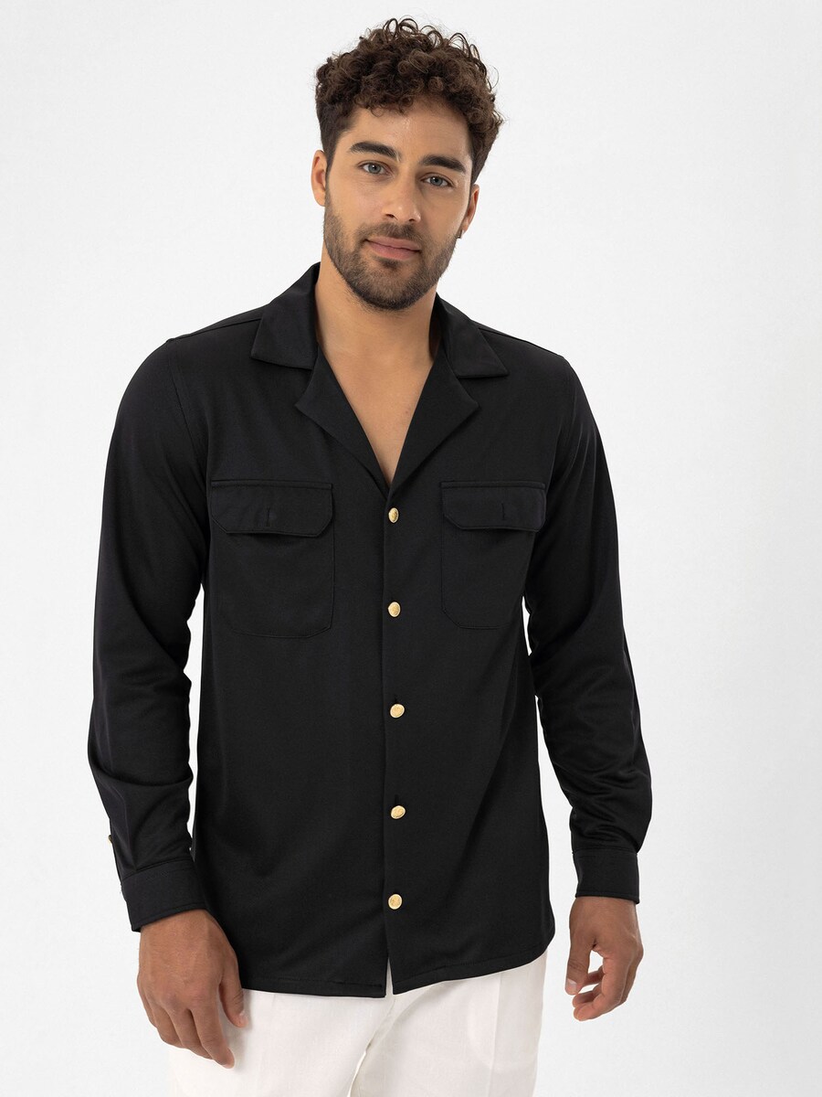 Рубашка обычного кроя на пуговицах Dandalo, черный
Рубашка обычного кроя на пуговицах Dandalo, черный