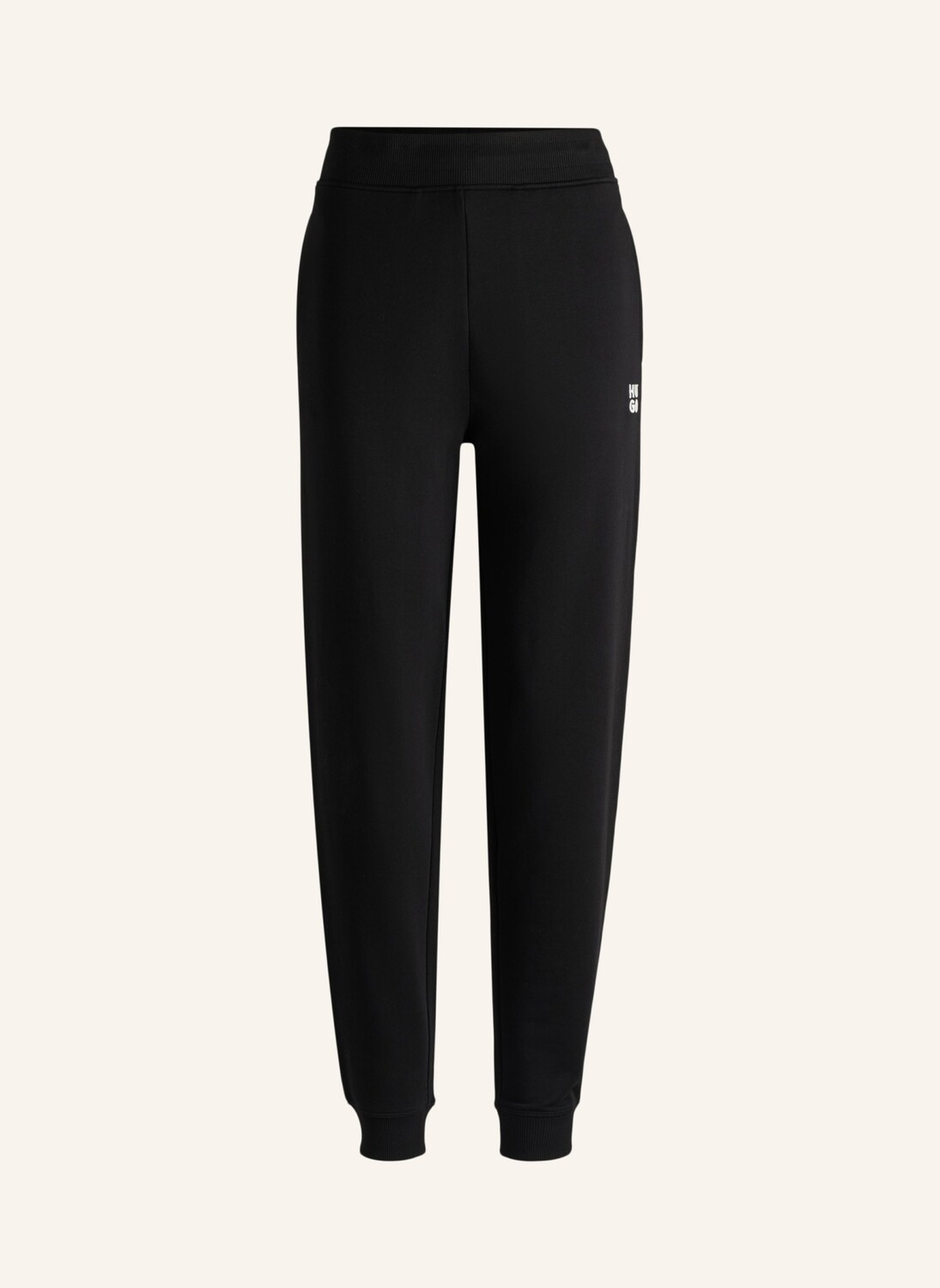 Повседневные брюки Nelfinia стандартного кроя Hugo, черный 
Повседневные брюки Nelfinia стандартного кроя Hugo, черный