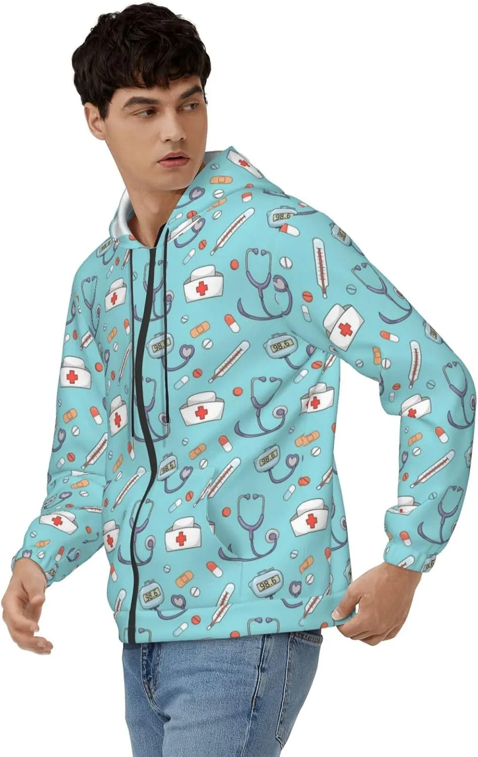 Мужская толстовка с капюшоном и карманами KATVEESC
Мужская толстовка с капюшоном и карманами KATVEESC