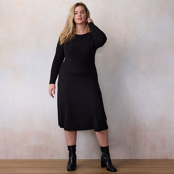Платье-свитер Plus size с лодочкой миди Lc Lauren Conrad
Платье-свитер Plus size с лодочкой миди Lc Lauren Conrad