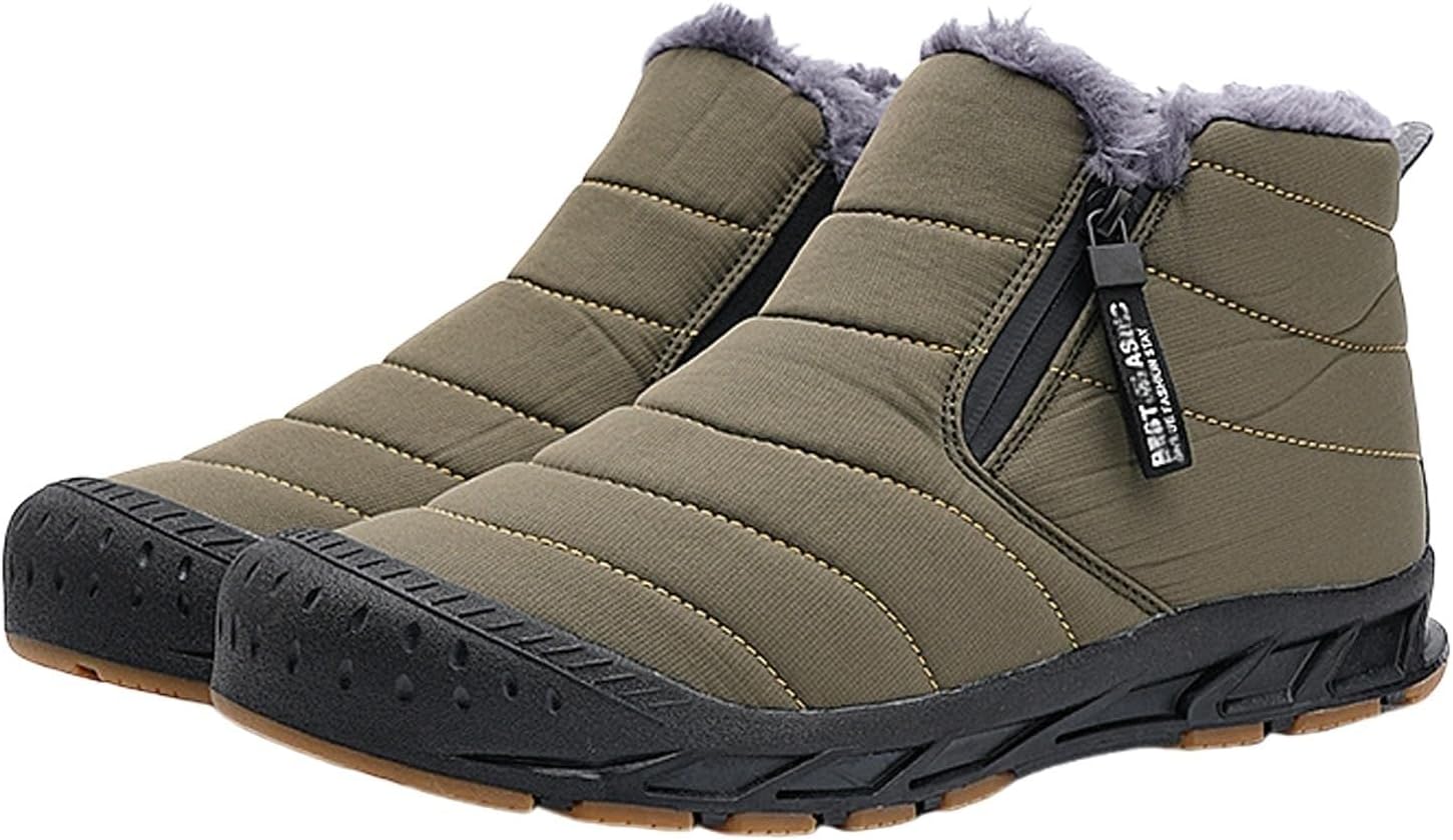 Зимние сапоги для мужчин и женщин, водонепроницаемые, противоскользящие, с меховой подкладкой, теплые, до щиколотки, на молнии Generic, зеленый
Зимние сапоги для мужчин и женщин, водонепроницаемые, противоскользящие, с меховой подкладкой, теплые, до щиколотки, на молнии Generic, зеленый