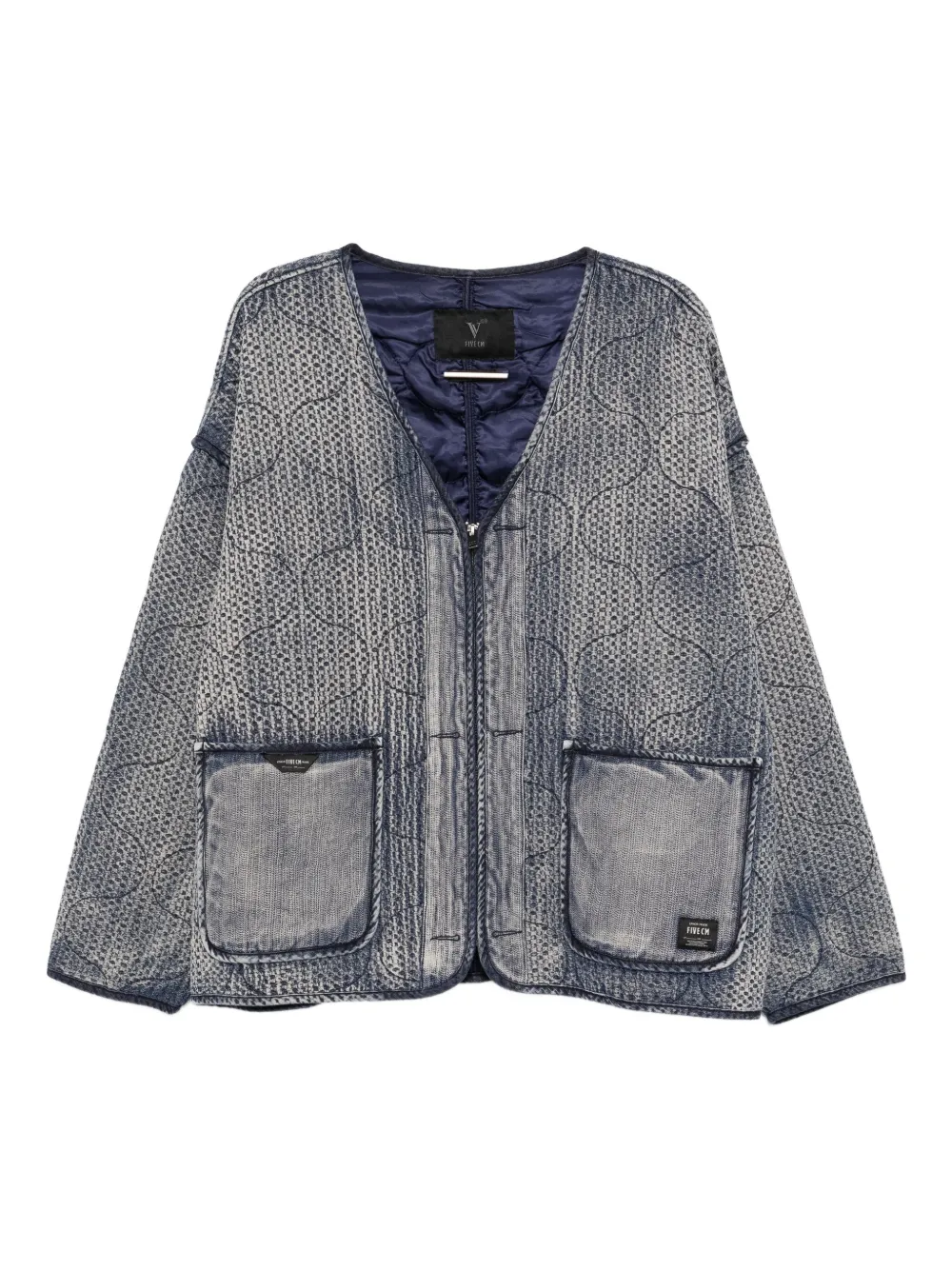 Стеганая джинсовая куртка FIVE CM, синий
Стеганая джинсовая куртка FIVE CM, синий