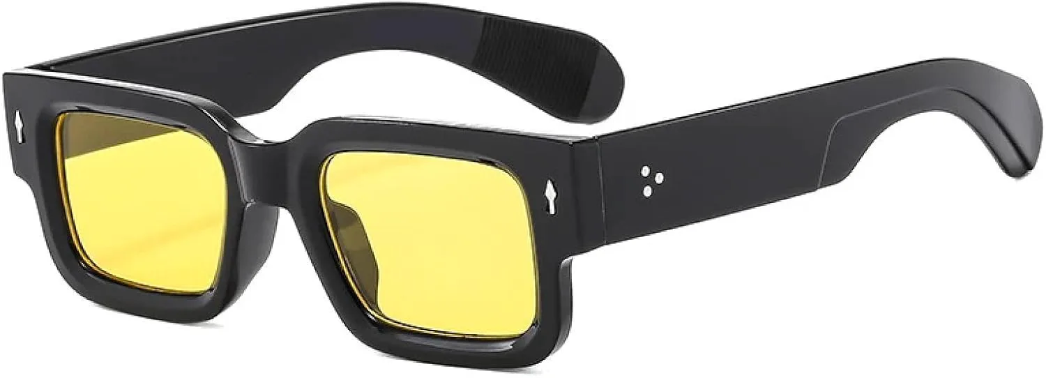 Модные солнцезащитные очки с заклепками для женщин и мужчин, роскошные очки для активного отдыха и вождения, солнцезащитные очки UV400 generic, Black Yellow
Модные солнцезащитные очки с заклепками для женщин и мужчин, роскошные очки для активного отдыха и вождения, солнцезащитные очки UV400 generic, Black Yellow