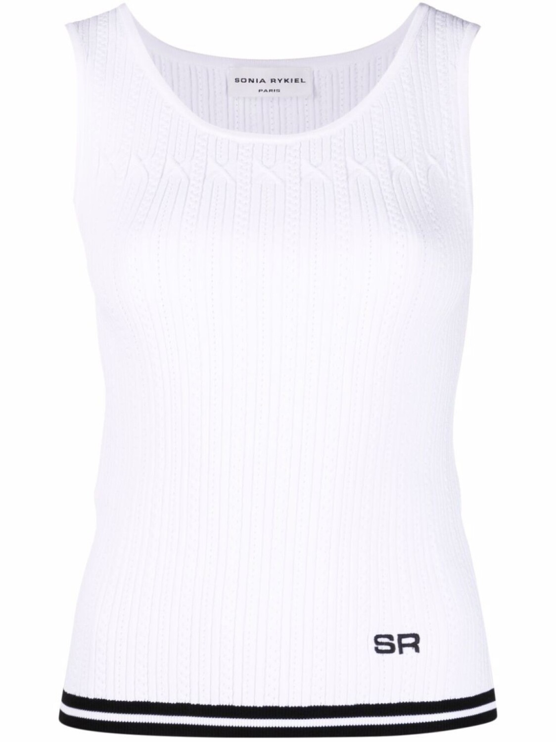 Топ с вышитым логотипом Sonia Rykiel, белый
Топ с вышитым логотипом Sonia Rykiel, белый