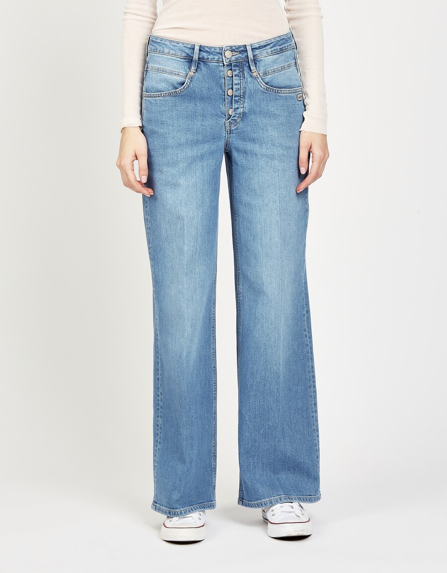 Джинсы с широкими штанинами Gang, синий деним
Джинсы с широкими штанинами Gang, синий деним