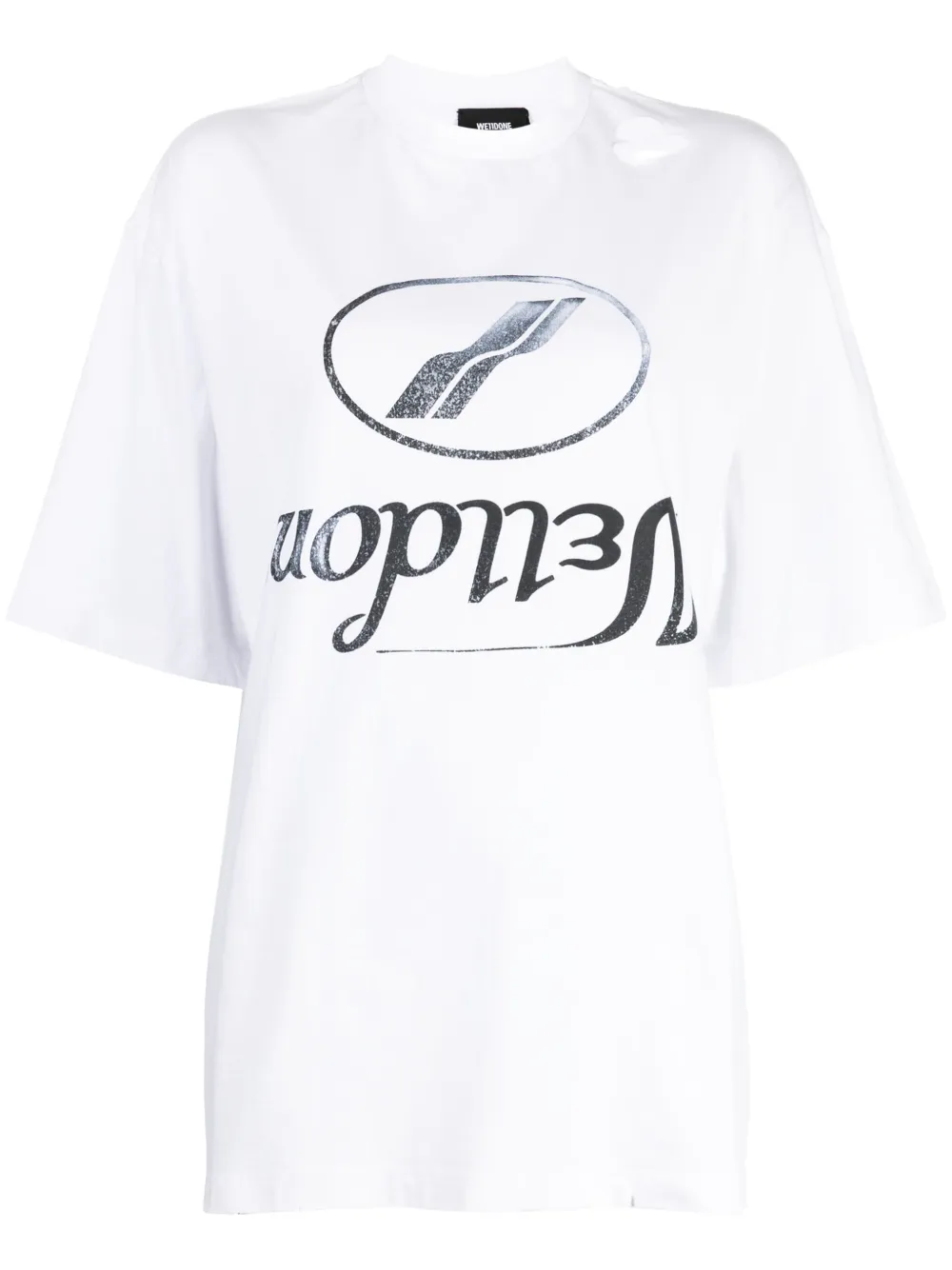 Футболка с графичным принтом We11done, белый
Футболка с графичным принтом We11done, белый