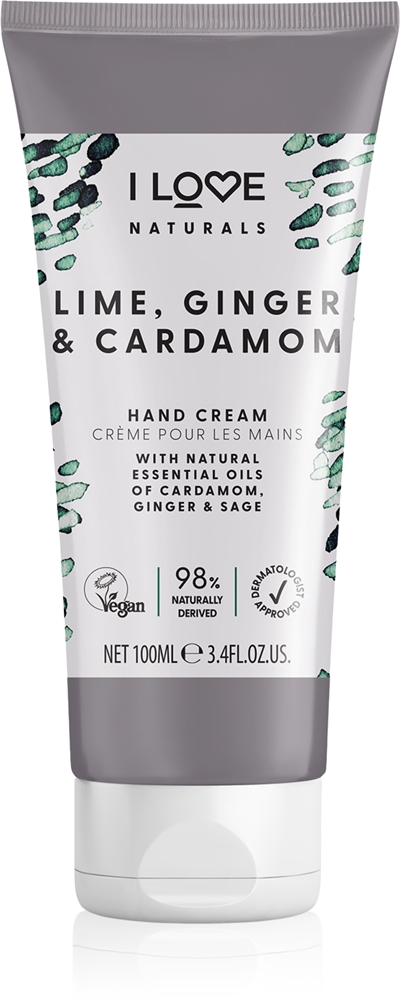 Крем для рук Naturals с лаймом, имбирем и кардамоном I Love, 100 мл
Крем для рук Naturals с лаймом, имбирем и кардамоном I Love, 100 мл