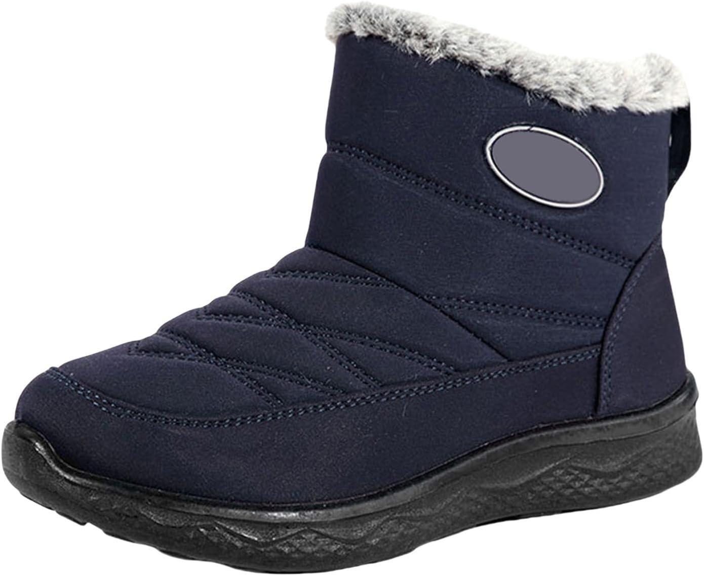 Снежные ботинки унисекс для женщин и мужчин, с хлопковой подкладкой, высокой голенью, водонепроницаемые, с нескользящей теплой мягкой резиновой подошвой, ботинки для снега до щиколотки Generic, синий
Снежные ботинки унисекс для женщин и мужчин, с хлопковой подкладкой, высокой голенью, водонепроницаемые, с нескользящей теплой мягкой резиновой подошвой, ботинки для снега до щиколотки Generic, синий