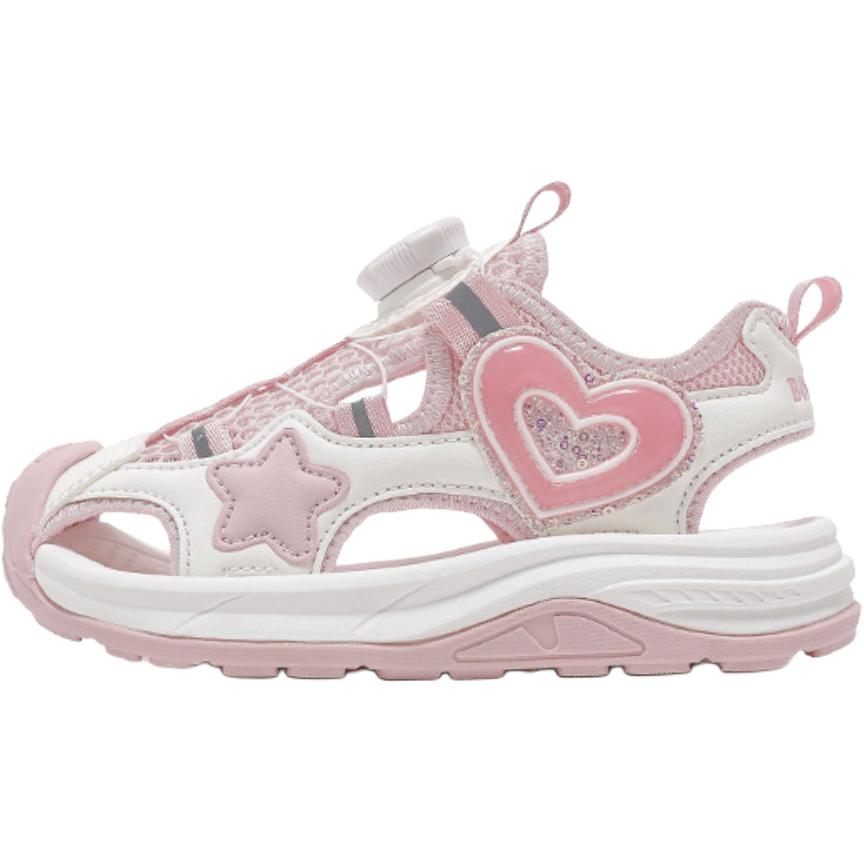 Детские сандалии с низким верхом, противоскользящей амортизацией, износостойкие, с отскоком, легкие и амортизирующие. BOBDOG, розовый 
Детские сандалии с низким верхом, противоскользящей амортизацией, износостойкие, с отскоком, легкие и амортизирующие. BOBDOG, розовый