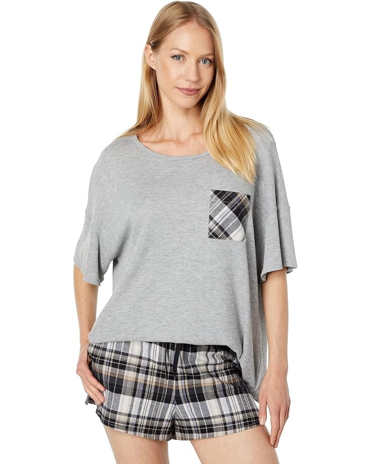 Пижамный комплект Only Hearts Lightweight Flannel and Thermal Sleep Set, цвет Heather Grey
Пижамный комплект Only Hearts Lightweight Flannel and Thermal Sleep Set, цвет Heather Grey