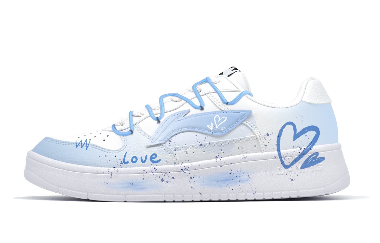 LINING Легкие и дышащие низкие кроссовки для скейтбординга, мужские, белые, синие
LINING Легкие и дышащие низкие кроссовки для скейтбординга, мужские, белые, синие