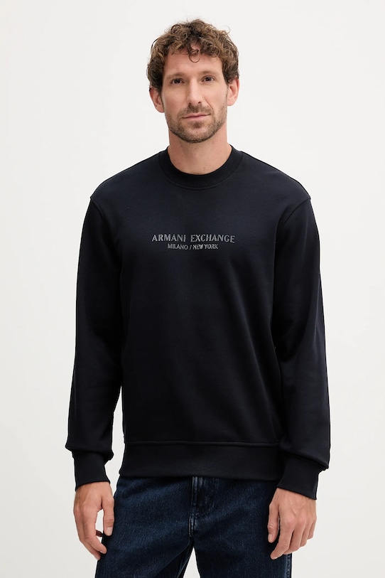 Хлопковая толстовка Armani Exchange, темно-синий
Хлопковая толстовка Armani Exchange, темно-синий