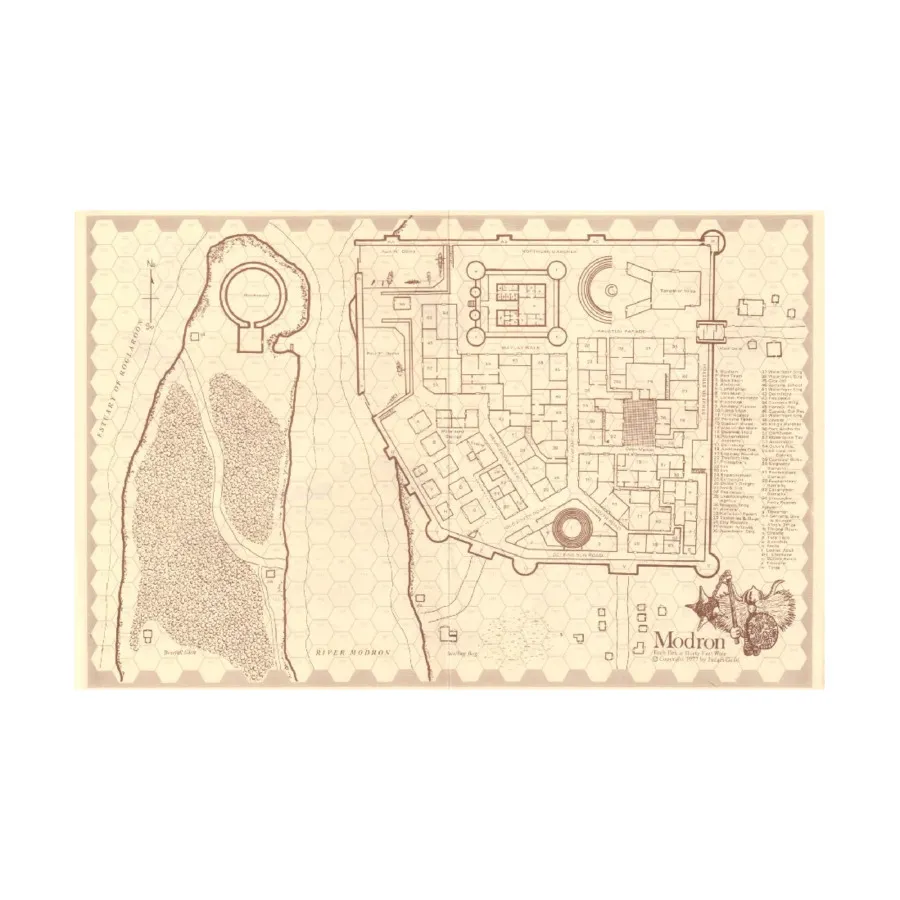 Modron Map (Judges), Catalogs, Maps & Miscellaneous (Judges Guild), мягкая обложка
Modron Map (Judges), Catalogs, Maps & Miscellaneous (Judges Guild), мягкая обложка