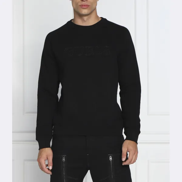 Толстовка Aldwin стандартного кроя Guess, черный 
Толстовка Aldwin стандартного кроя Guess, черный