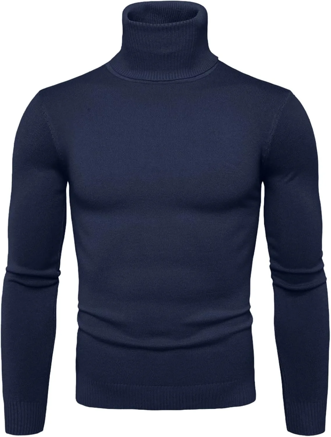 Мужской повседневный свитер-водолазка slim fit
Мужской повседневный свитер-водолазка slim fit