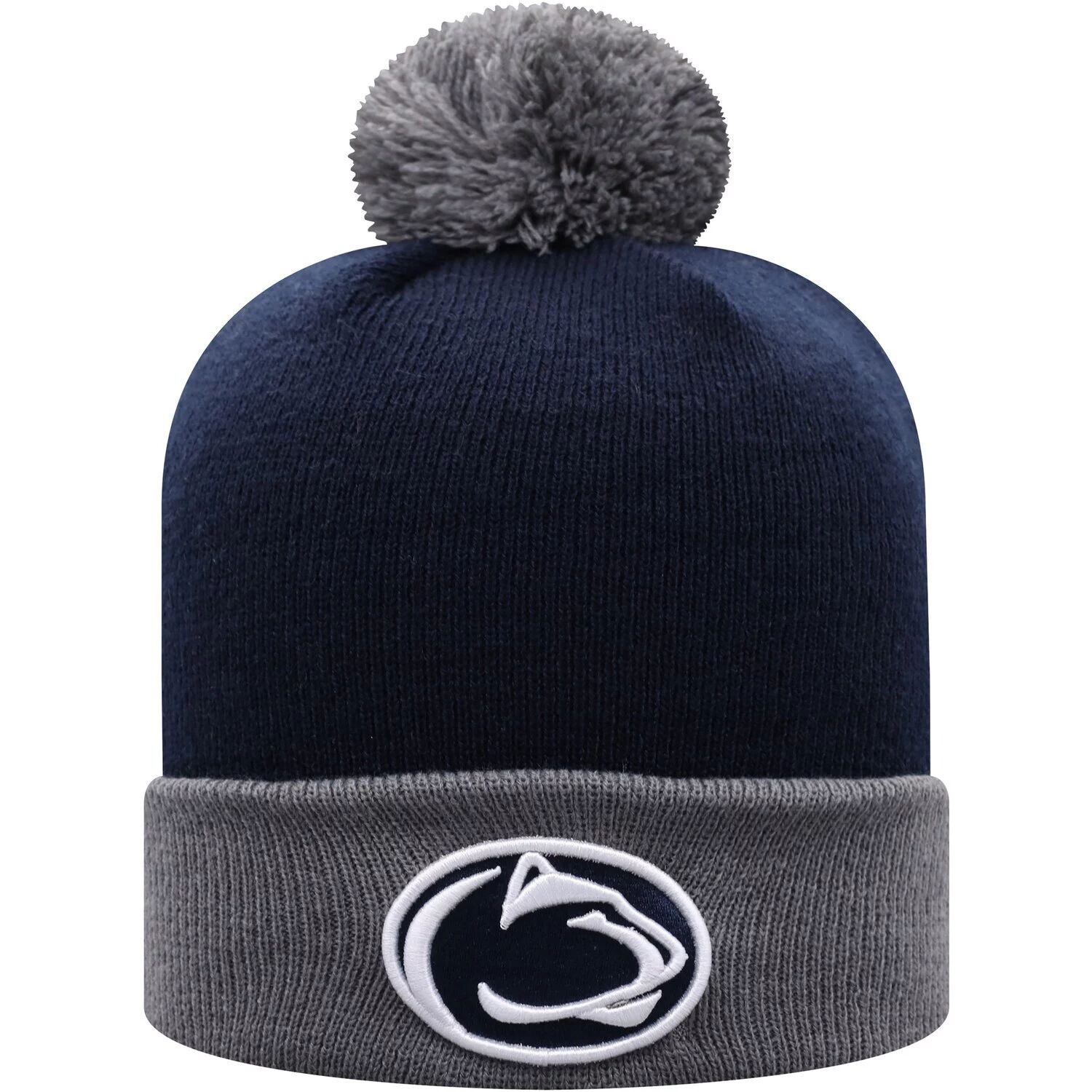 Мужская верхняя часть мира Темно-синий/серый Penn State Nittany Lions Core двухцветная вязаная шапка с манжетами и помпоном
Мужская верхняя часть мира Темно-синий/серый Penn State Nittany Lions Core двухцветная вязаная шапка с манжетами и помпоном