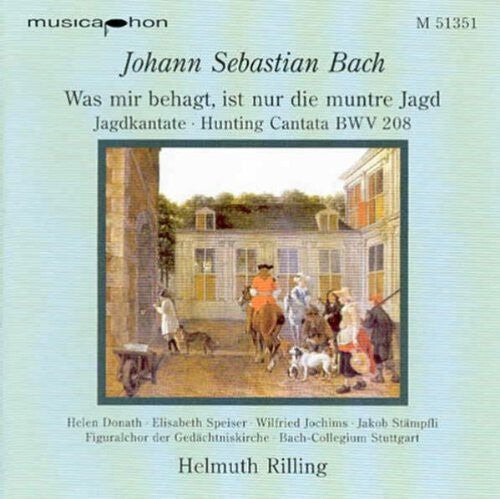 CD диск Bach / Donath / Bach Collegium Stuttgart / Rilling: Cantats BWV 208 / Hunting Cantata
CD диск Bach / Donath / Bach Collegium Stuttgart / Rilling: Cantats BWV 208 / Hunting Cantata