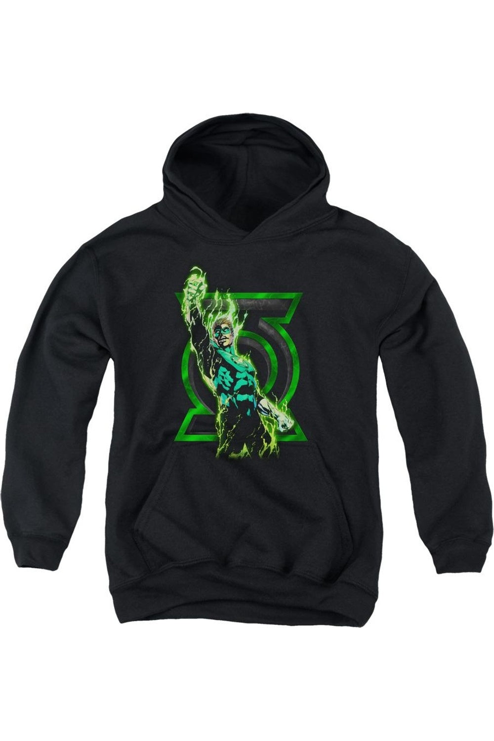 Толстовка Green Lantern Fully Charged с капюшоном для молодежи Gildan 
Толстовка Green Lantern Fully Charged с капюшоном для молодежи Gildan