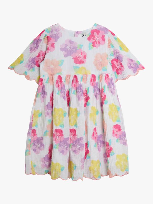 Детское платье с тропическим цветочным принтом JoJo Maman Bébé, розовый
Детское платье с тропическим цветочным принтом JoJo Maman Bébé, розовый