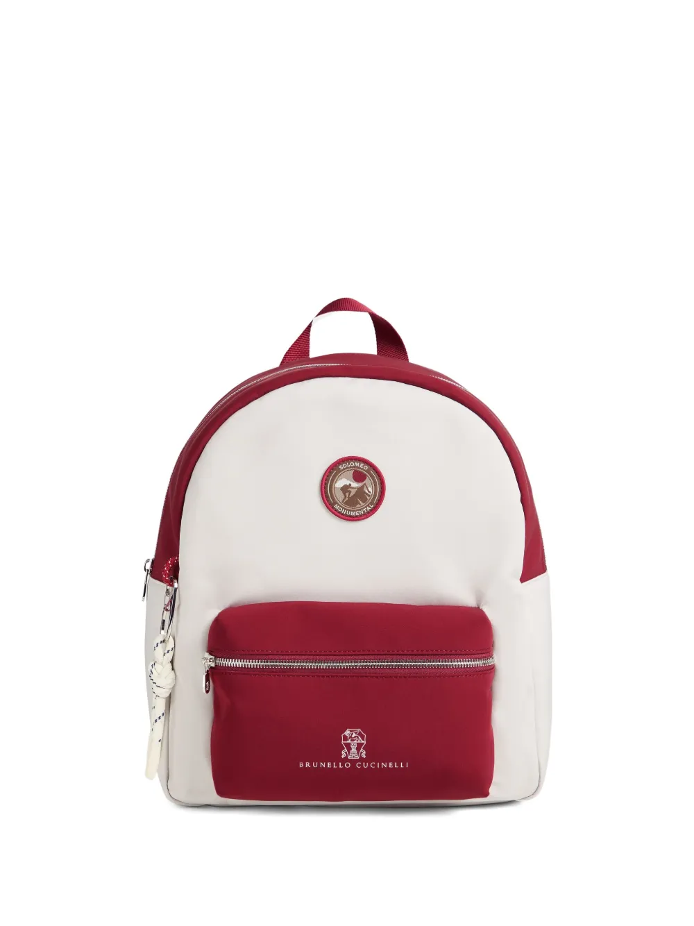 Рюкзак с карманом на молнии Brunello Cucinelli Kids, белый
Рюкзак с карманом на молнии Brunello Cucinelli Kids, белый