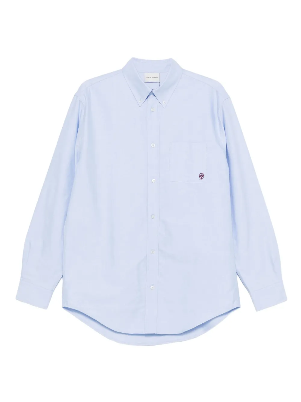 Рубашка из органического хлопка с вышивкой Drôle De Monsieur, синий
Рубашка из органического хлопка с вышивкой Drôle De Monsieur, синий