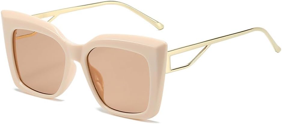 Модные классические ретро-солнцезащитные очки «кошачий глаз» для женщин, роскошные линзы с большим градиентом, популярные прямоугольные солнцезащитные очки для женщин с защитой от УФ-излучения UV400 TKKTLLT, Beige Tea
Модные классические ретро-солнцезащитные очки «кошачий глаз» для женщин, роскошные линзы с большим градиентом, популярные прямоугольные солнцезащитные очки для женщин с защитой от УФ-излучения UV400 TKKTLLT, Beige Tea