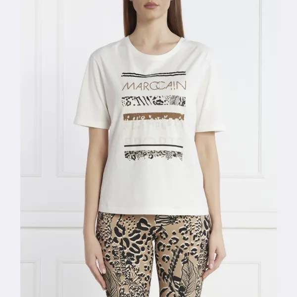 Футболка стандартного кроя Marc Cain, экрю
Футболка стандартного кроя Marc Cain, экрю