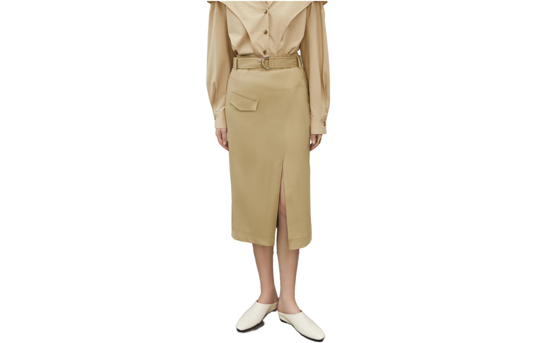 ELLE Повседневная длинная юбка для женщин, цвет khaki, средняя длина, другие
ELLE Повседневная длинная юбка для женщин, цвет khaki, средняя длина, другие