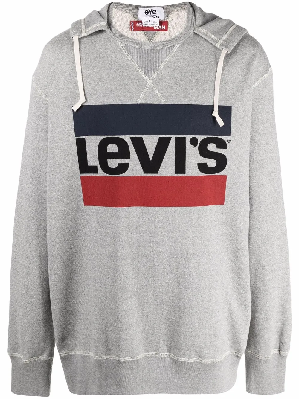 Худи с кулиской и логотипом Junya Watanabe MAN, серый
Худи с кулиской и логотипом Junya Watanabe MAN, серый