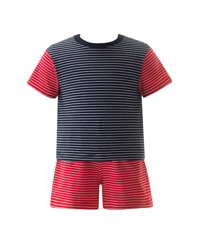 Детский комплект из футболки в полоску и шорт - для малышей и подростков Rachel Riley, мультиколор
Детский комплект из футболки в полоску и шорт - для малышей и подростков Rachel Riley, мультиколор