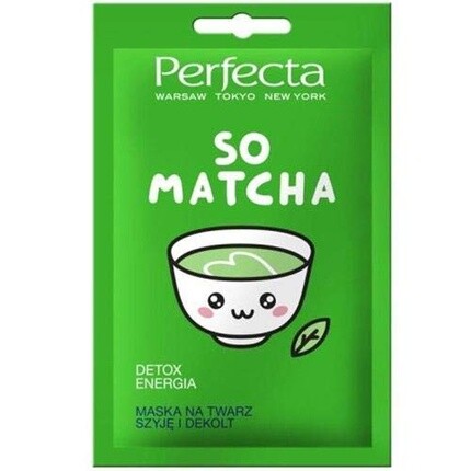So Matcha Energy Детокс-маска для лица 10 мл, Perfecta
So Matcha Energy Детокс-маска для лица 10 мл, Perfecta