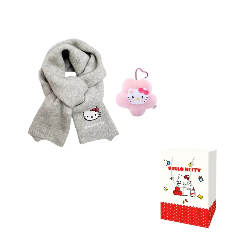Шерстяной шарф Unisex Sanrio, серый
Шерстяной шарф Unisex Sanrio, серый