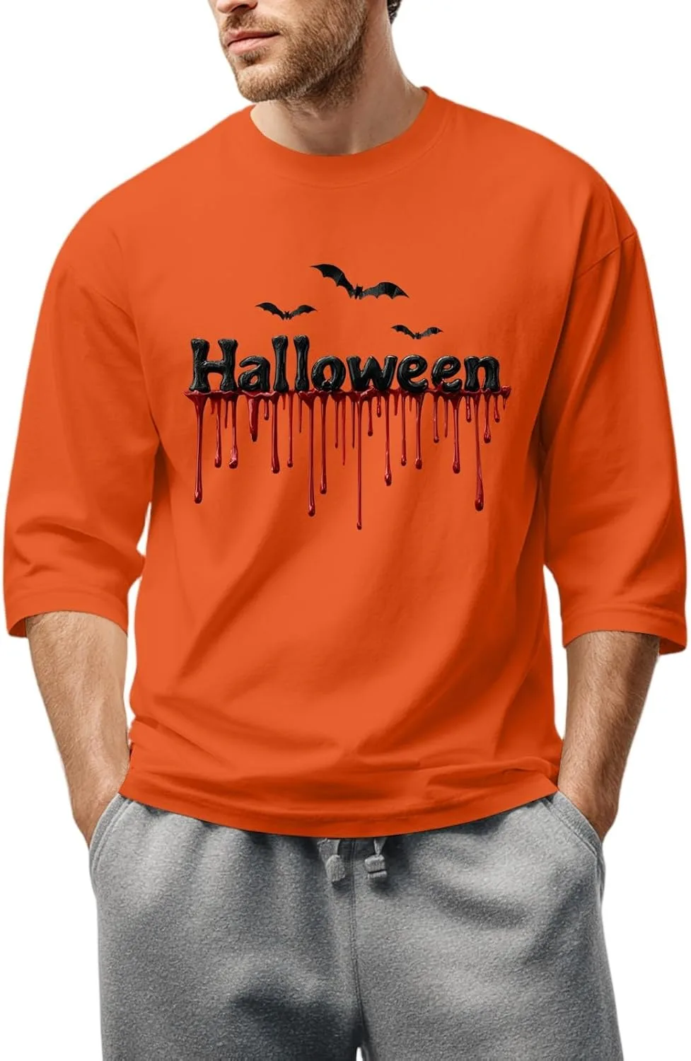 Футболка для мужчин Casual с 3/4 рукавом и 2D принтом Kvsozwuty
Футболка для мужчин Casual с 3/4 рукавом и 2D принтом Kvsozwuty