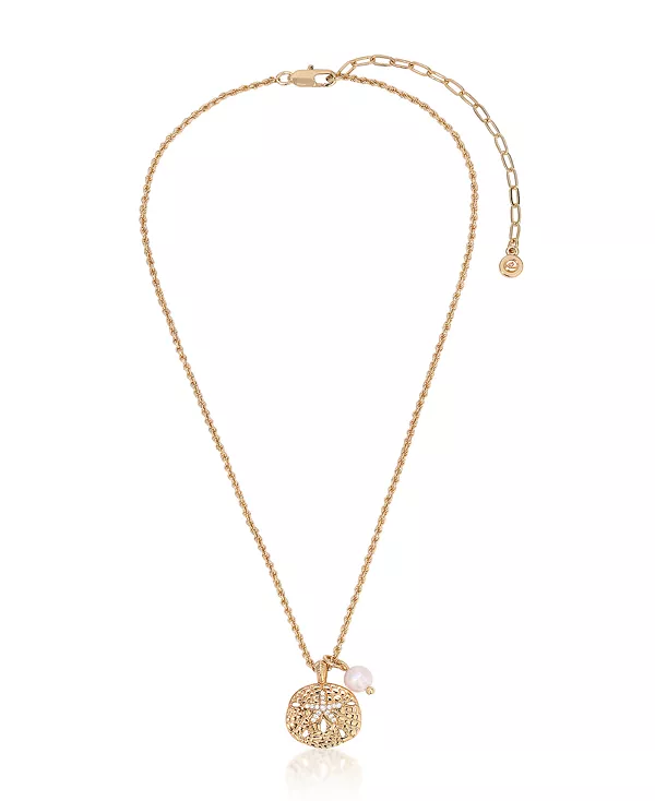 Ожерелье с подвеской в виде песчаного доллара Ettika, gold
Ожерелье с подвеской в виде песчаного доллара Ettika, gold