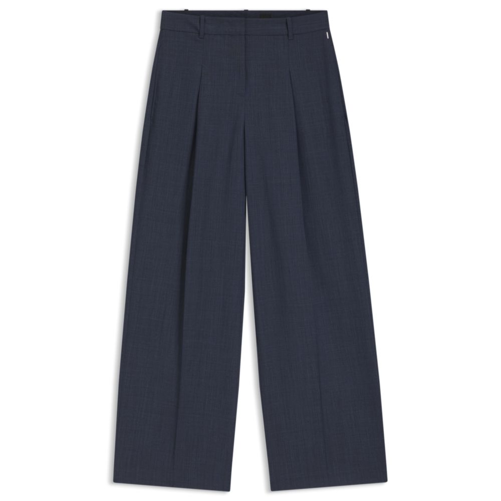 Брюки прямого кроя из натуральной шерсти BOSS, темно-синий
Брюки прямого кроя из натуральной шерсти BOSS, темно-синий