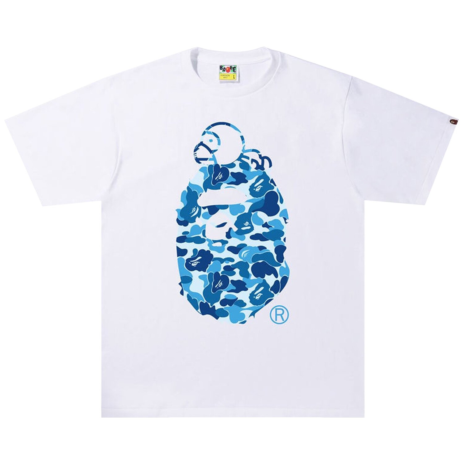 Футболка BAPE ABC Camo Milo на Big Ape, цвет Белый/Синий
Футболка BAPE ABC Camo Milo на Big Ape, цвет Белый/Синий