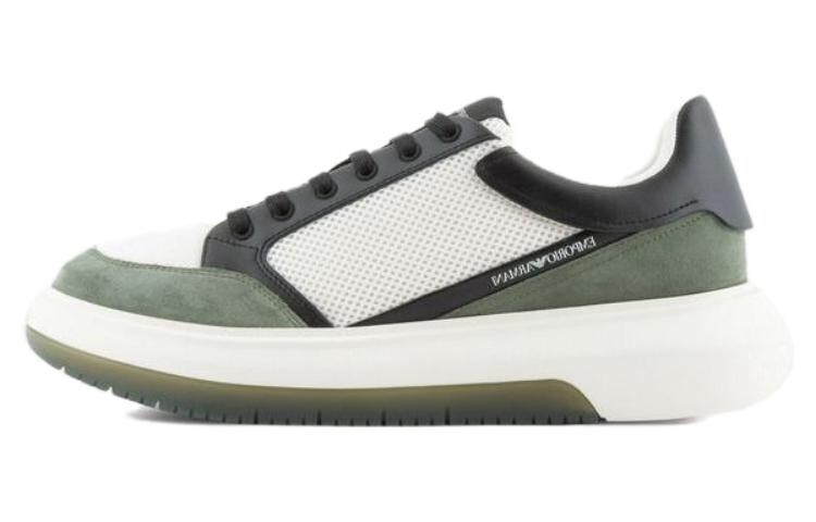 Кроссовки EMPORIO ARMANI Skateboarding Shoes Men Low-top White/Green, зеленый
Кроссовки EMPORIO ARMANI Skateboarding Shoes Men Low-top White/Green, зеленый
