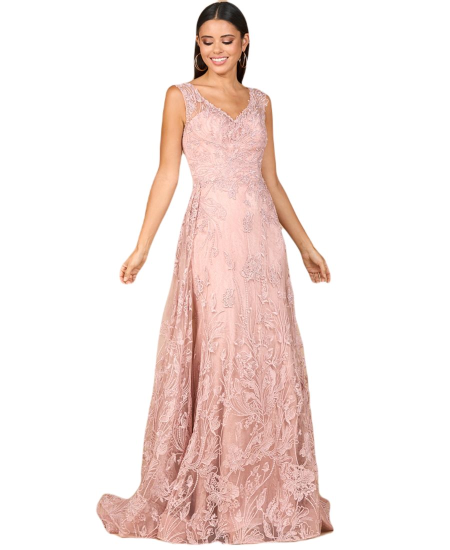 Женское кружевное платье-накидка с V-образным вырезом Lara, Blush
Женское кружевное платье-накидка с V-образным вырезом Lara, Blush