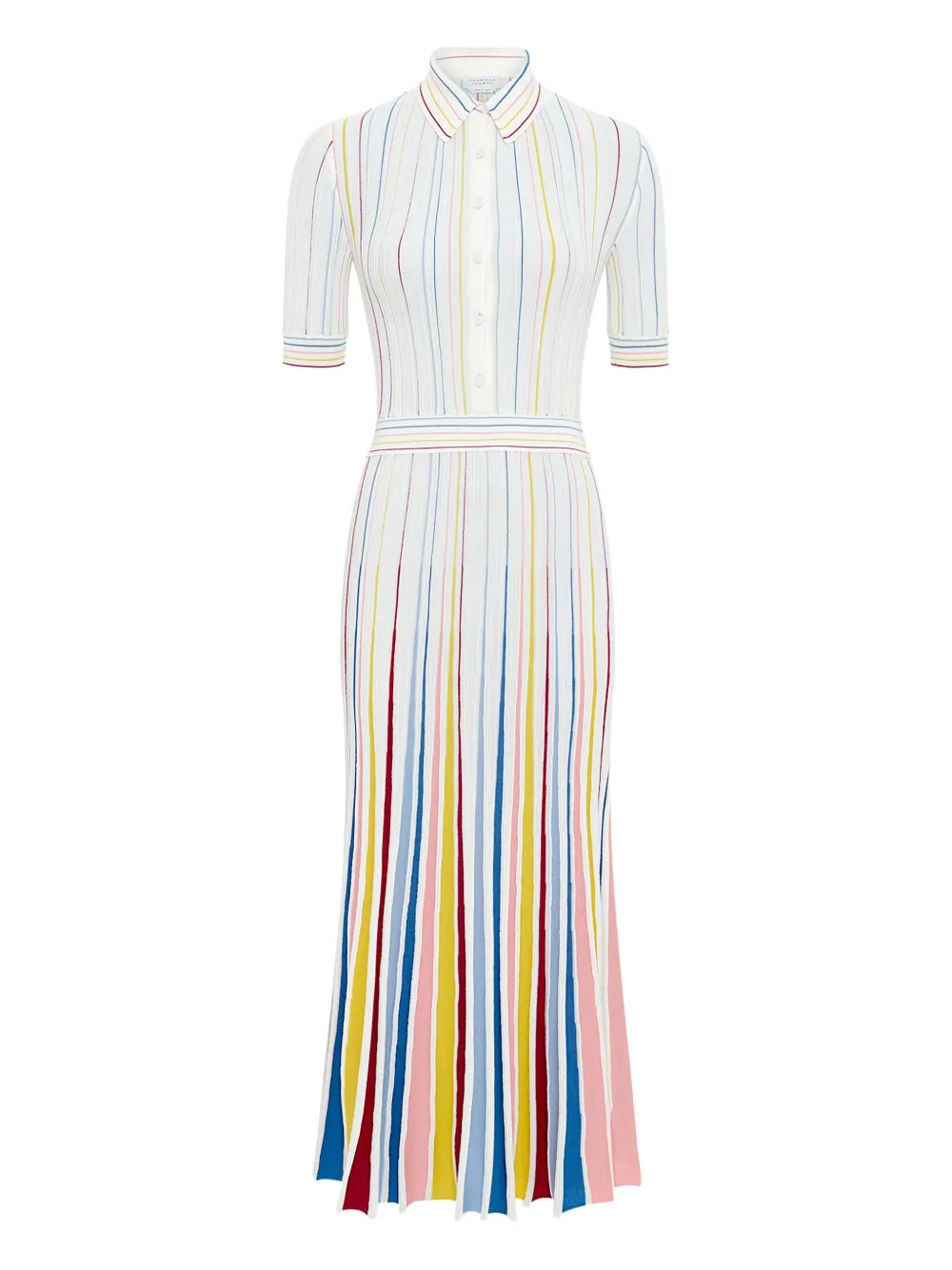 Полосатое платье-рубашка Gabriela Hearst, белый
Полосатое платье-рубашка Gabriela Hearst, белый