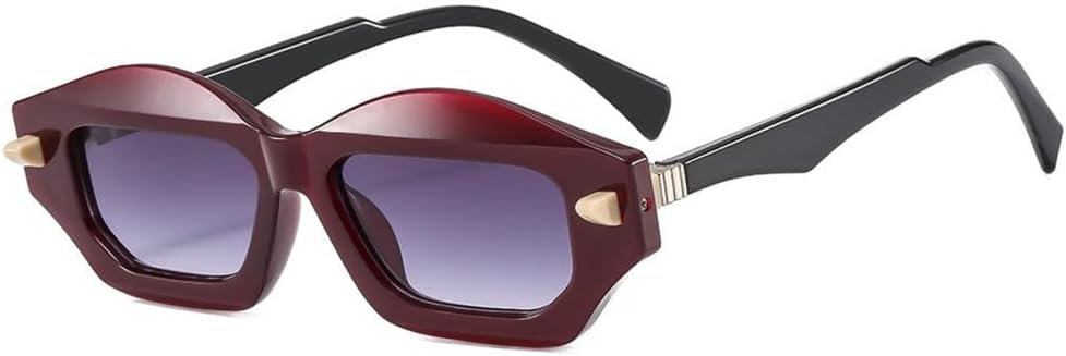 Модные ретро-солнцезащитные очки с цветочным рисунком, неправильной квадратной формы, для женщин и мужчин, сексуальные винтажные солнцезащитные очки MTZJH, Wine Red Grey
Модные ретро-солнцезащитные очки с цветочным рисунком, неправильной квадратной формы, для женщин и мужчин, сексуальные винтажные солнцезащитные очки MTZJH, Wine Red Grey