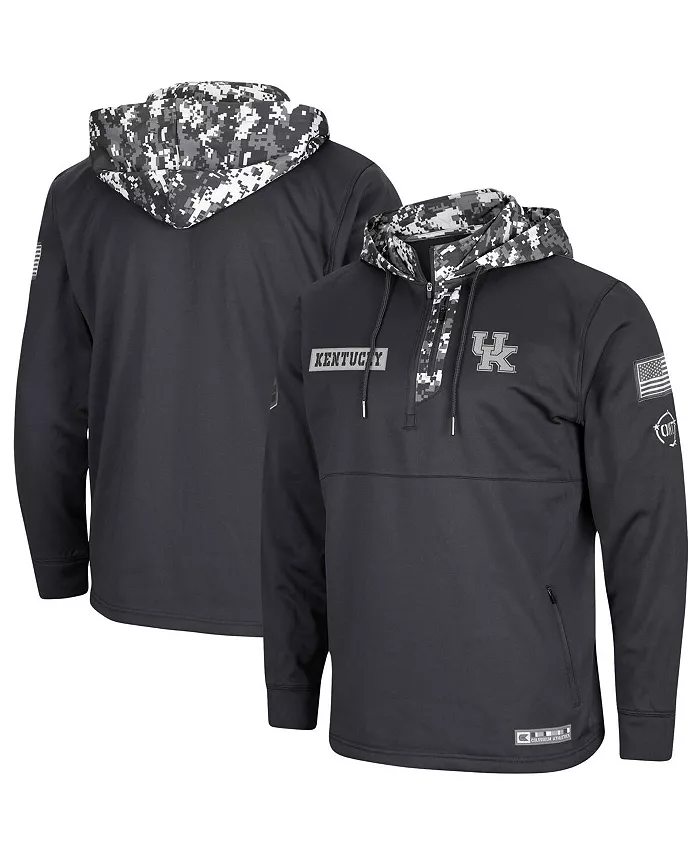 Мужская угольно-серая толстовка Kentucky Wildcats OHT с камуфляжным принтом Digi Camo и молнией на четверть, вдохновленная военным стилем Colosseum
Мужская угольно-серая толстовка Kentucky Wildcats OHT с камуфляжным принтом Digi Camo и молнией на четверть, вдохновленная военным стилем Colosseum