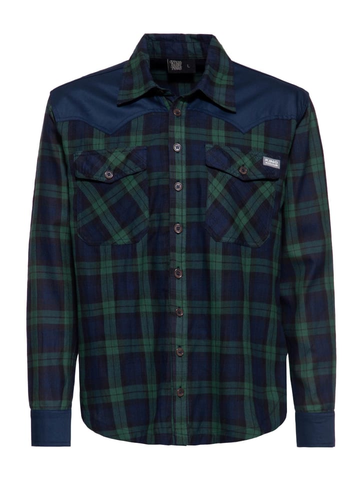 Рубашка King Kerosin с длинными рукавами темно-синего цвета King Kerosin
Рубашка King Kerosin с длинными рукавами темно-синего цвета King Kerosin