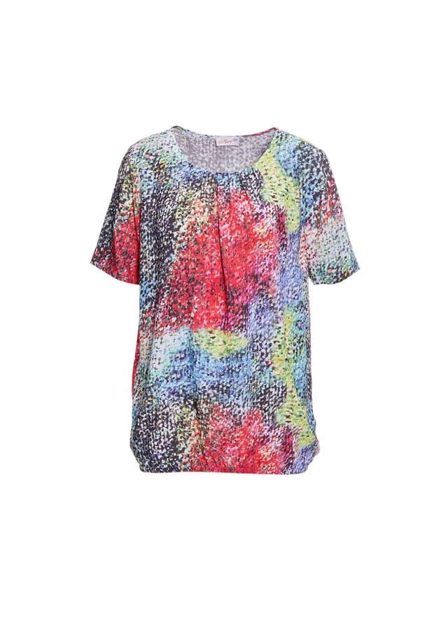 Короткий размер: блузка с ярким принтом и очаровательными деталями. Goldner, мультиколор
Короткий размер: блузка с ярким принтом и очаровательными деталями. Goldner, мультиколор