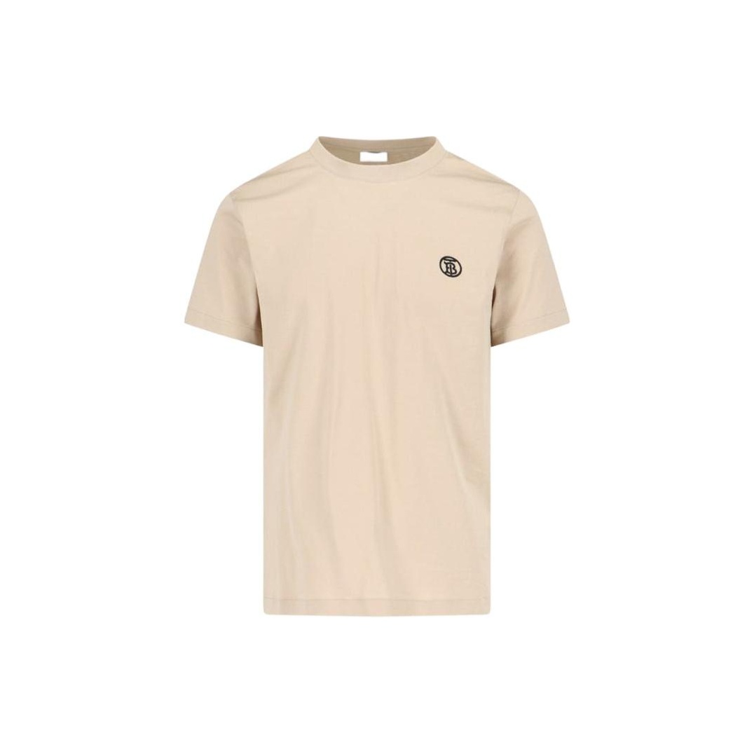 Футболка из хлопка с вышитым логотипом Burberry, бежевый
Футболка из хлопка с вышитым логотипом Burberry, бежевый