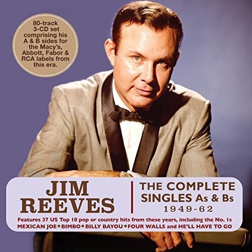 CD диск Reeves, Jim: Complete Singles As & Bs 1949-62
CD диск Reeves, Jim: Complete Singles As & Bs 1949-62