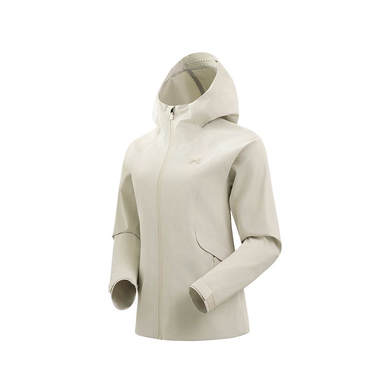 Under Armour Водонепроницаемая ветровка для женщин, защищающая от ветра и дышащая, 0111 Coix Seeds White 
Under Armour Водонепроницаемая ветровка для женщин, защищающая от ветра и дышащая, 0111 Coix Seeds White