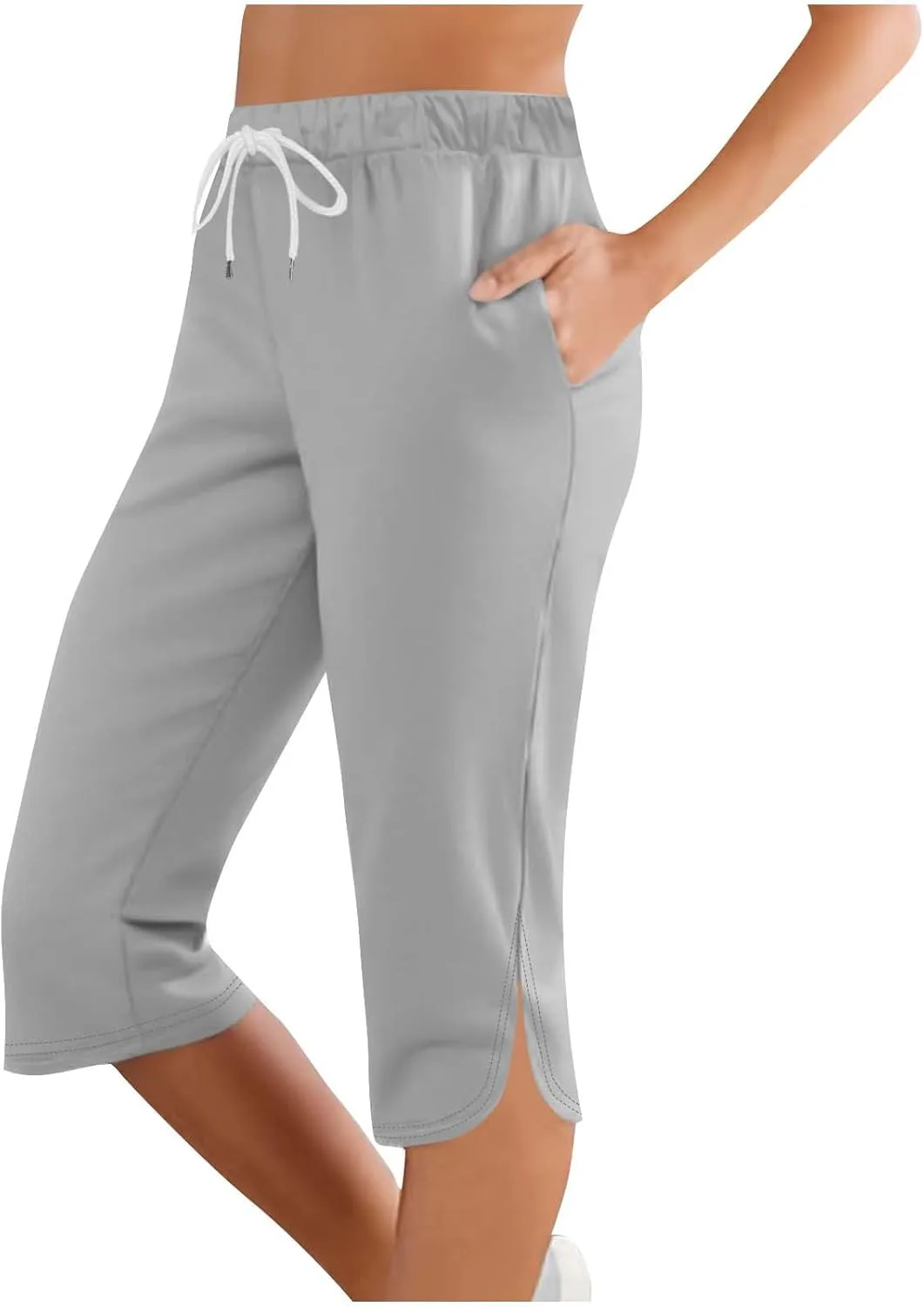 Женские капри Sweatpants Casual летние йога-штаны с кулиской и карманами Zzalalana
Женские капри Sweatpants Casual летние йога-штаны с кулиской и карманами Zzalalana