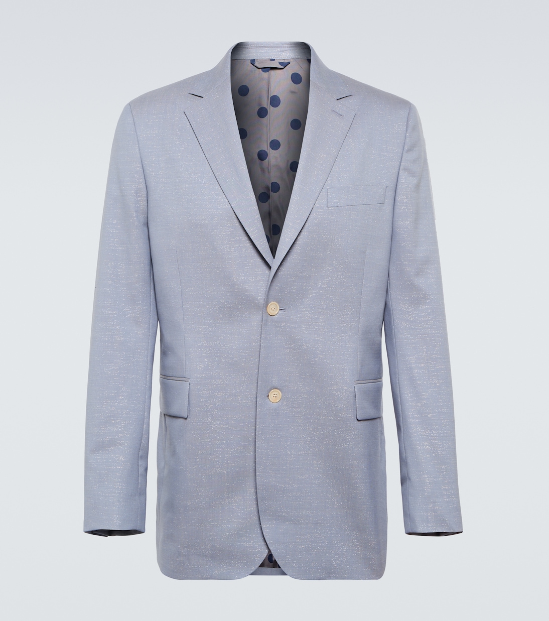 Однобортный пиджак из смесовой шерсти Acne Studios, Dusty Blue
Однобортный пиджак из смесовой шерсти Acne Studios, Dusty Blue